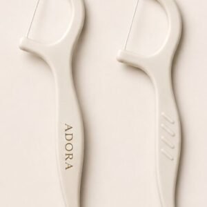 ADORA Floss Picks — dual-thread flossers with integrated pick, 50 pack